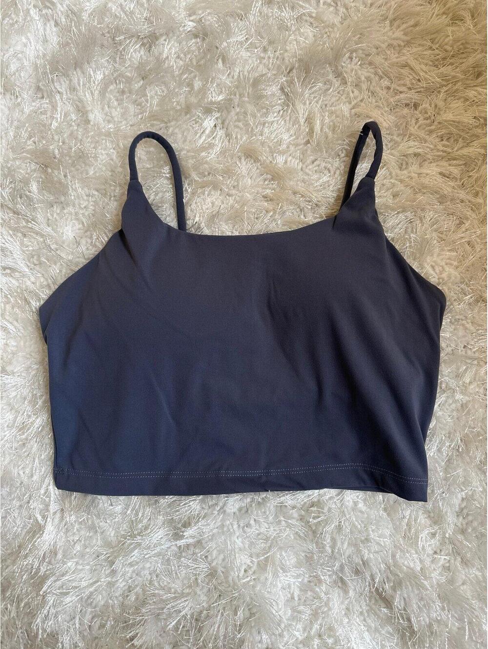 Gray Sports Bra / Crop Top